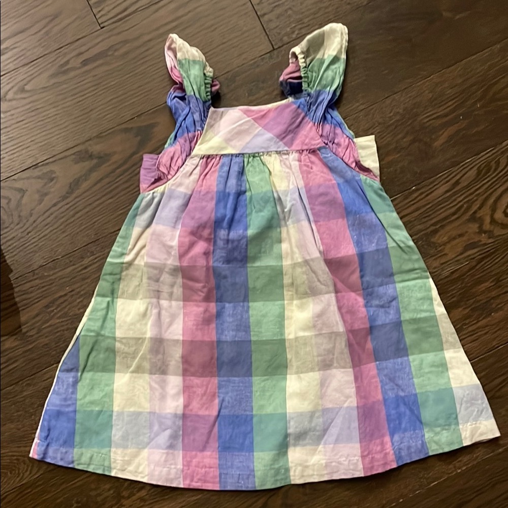 GAP 5yrs Colourful Plaid Kids Dress